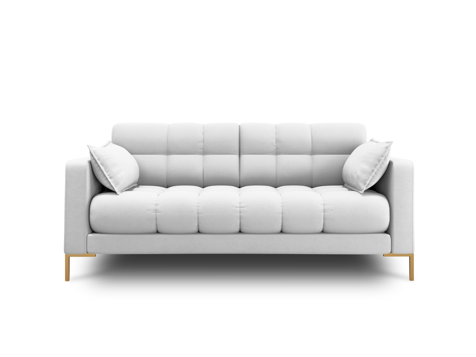 Mamaia Sofa 2 Sitzer in Light Grey/Gold präsentiert im Onlineshop von KAQTU Design AG. 2er Sofa ist von Micadoni