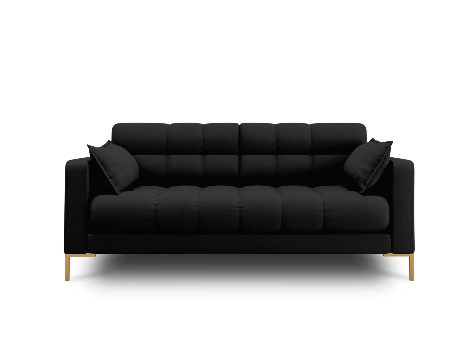 Mamaia Sofa 2 Sitzer in Black/Gold präsentiert im Onlineshop von KAQTU Design AG. 2er Sofa ist von Micadoni