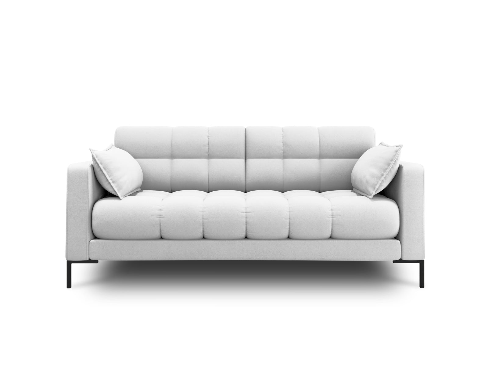 Mamaia Sofa 2 Sitzer in Light Grey/Schwarz präsentiert im Onlineshop von KAQTU Design AG. 2er Sofa ist von Micadoni