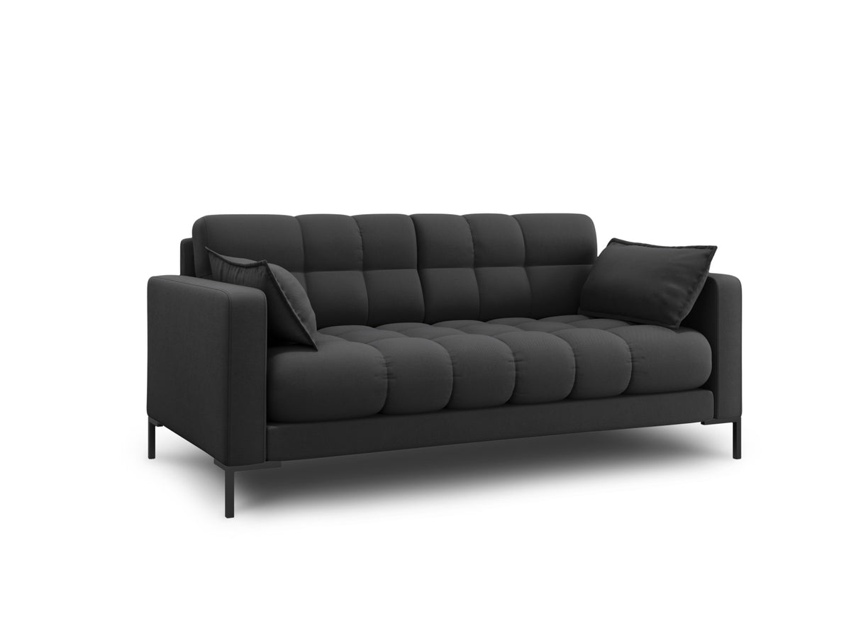 Mamaia Sofa 2 Sitzer in Dark Grey/Schwarz-Neve präsentiert im Onlineshop von KAQTU Design AG. 2er Sofa ist von Micadoni