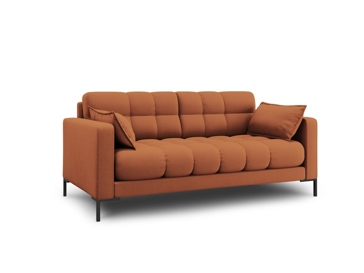 Mamaia Sofa 2 Sitzer in Brick/Schwarz-Neve präsentiert im Onlineshop von KAQTU Design AG. 2er Sofa ist von Micadoni