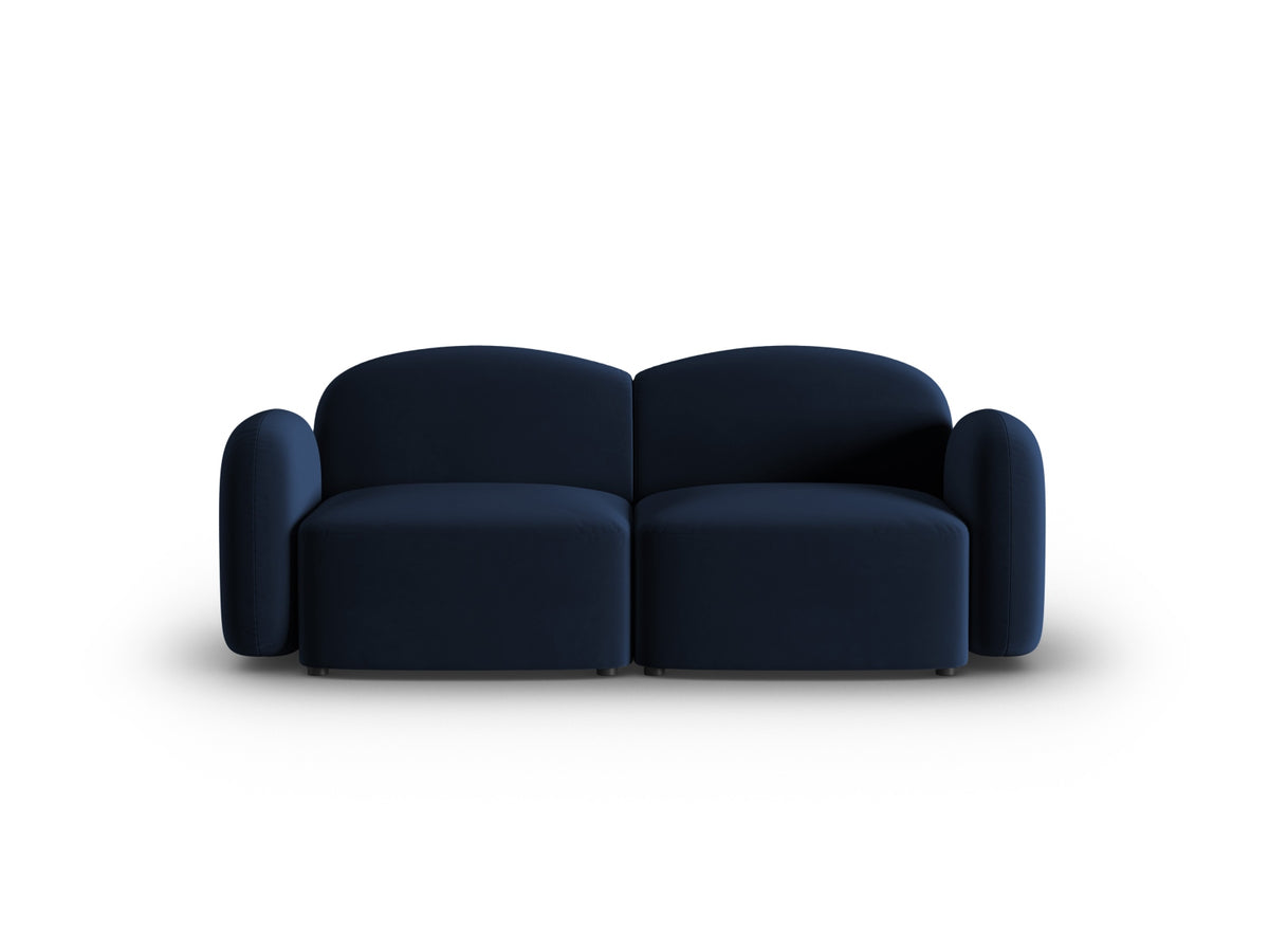 Blair Velour Sofa 2 Sitzer in Royal Blue-Casino präsentiert im Onlineshop von KAQTU Design AG. 2er Sofa ist von Micadoni