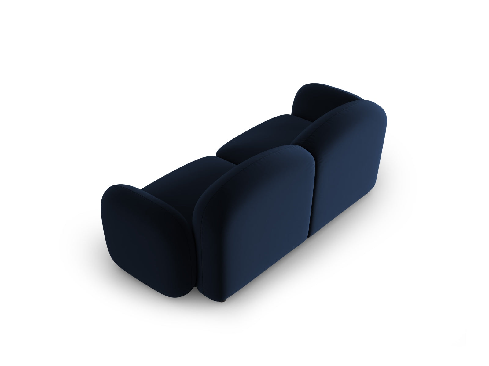 Blair Velour Sofa 2 Sitzer in Royal Blue-Casino präsentiert im Onlineshop von KAQTU Design AG. 2er Sofa ist von Micadoni