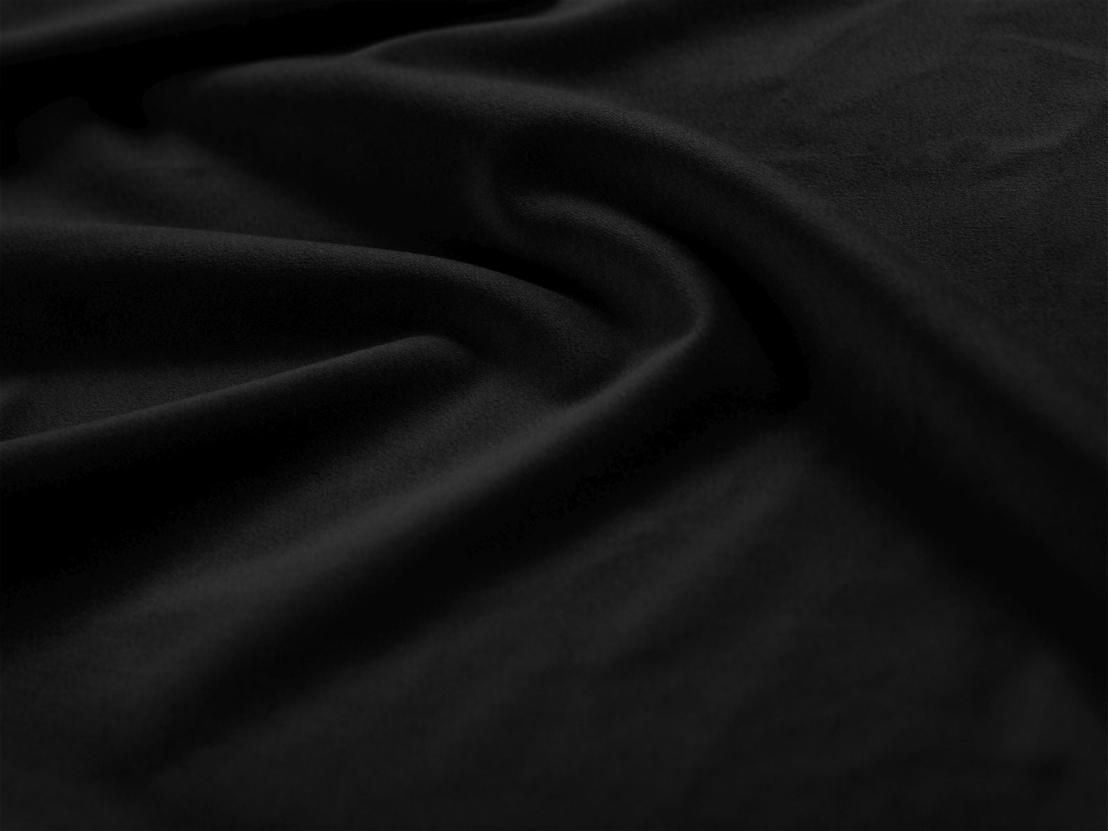 Stylisches 2-Sitzer Sofa Molino in klassischem Schwarz, perfekt für gemütliche Abende und moderne Einrichtungskonzepte.
