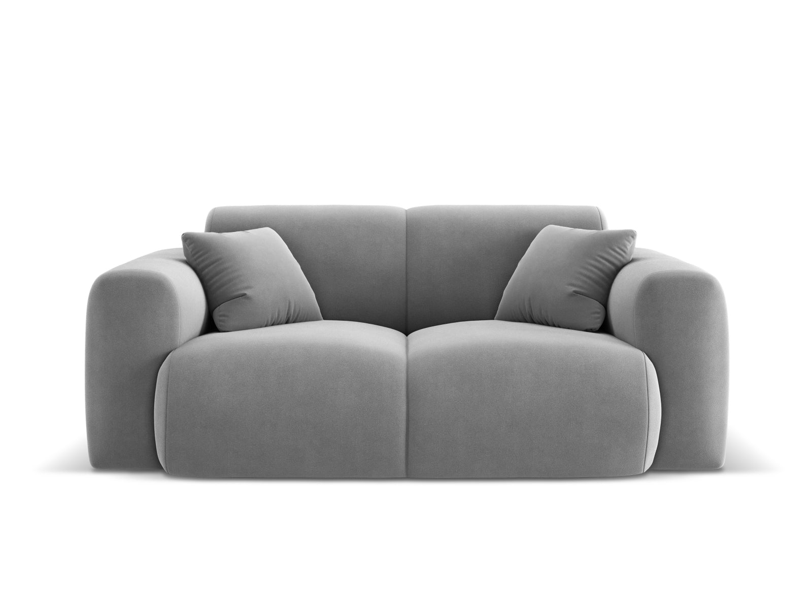 Molino Velour Sofa 2 Sitzer in Light Grey-Casino präsentiert im Onlineshop von KAQTU Design AG. 2er Sofa ist von Micadoni