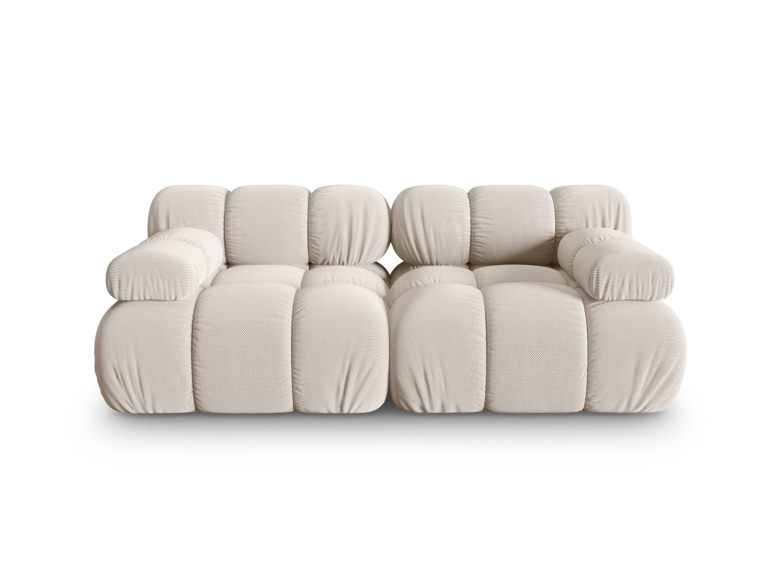 Bellis Modulares Sofa 2 Sitzer 94cm in Light Beige-Sonic präsentiert im Onlineshop von KAQTU Design AG. 3er Sofa ist von Micadoni