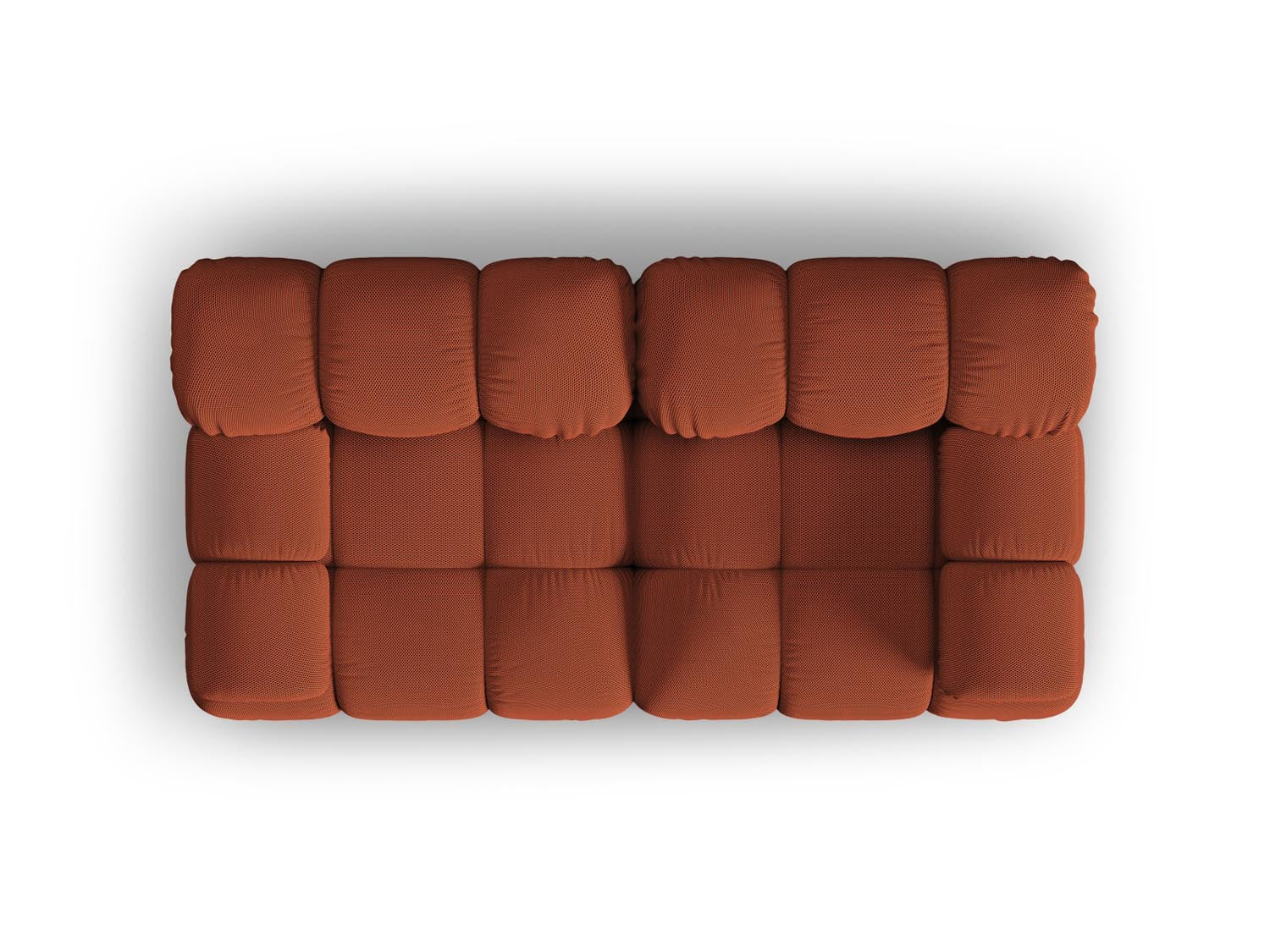 Stylisches Bellis 2-Sitzer Sofa in Brick-Sonic, bietet Komfort und modernes Design für jedes Zuhause. Ideal für gemütliche Sitzgelegenheiten.