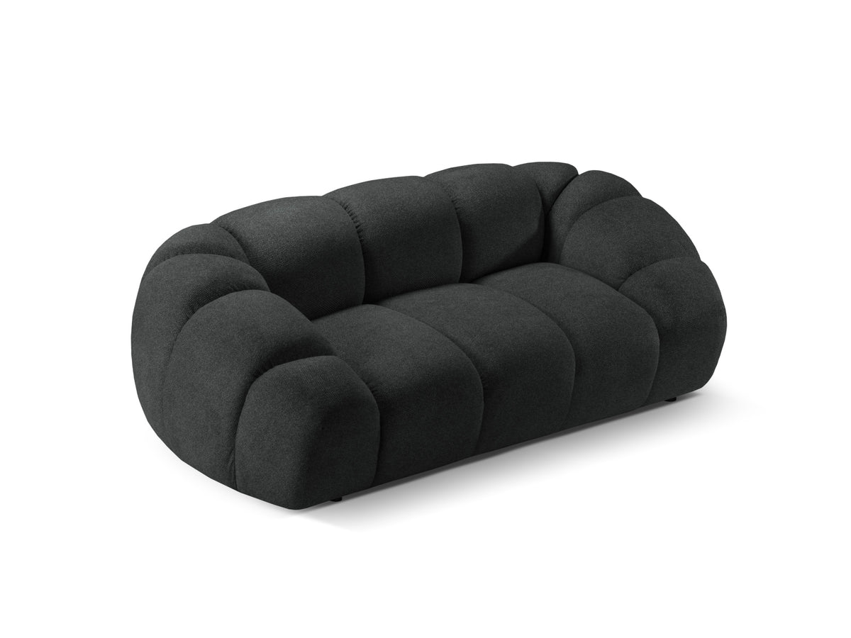 Diana Sofa 2 Sitzer in Anthracite-Bubble präsentiert im Onlineshop von KAQTU Design AG. 2er Sofa ist von Micadoni