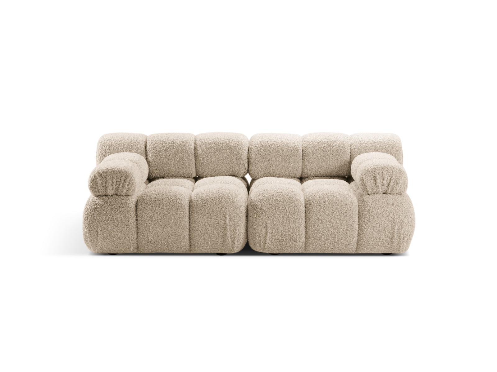 Bellis Boucle modulares Sofa 2 Sitzer 94cm in Light Beige präsentiert im Onlineshop von KAQTU Design AG. 3er Sofa ist von Micadoni