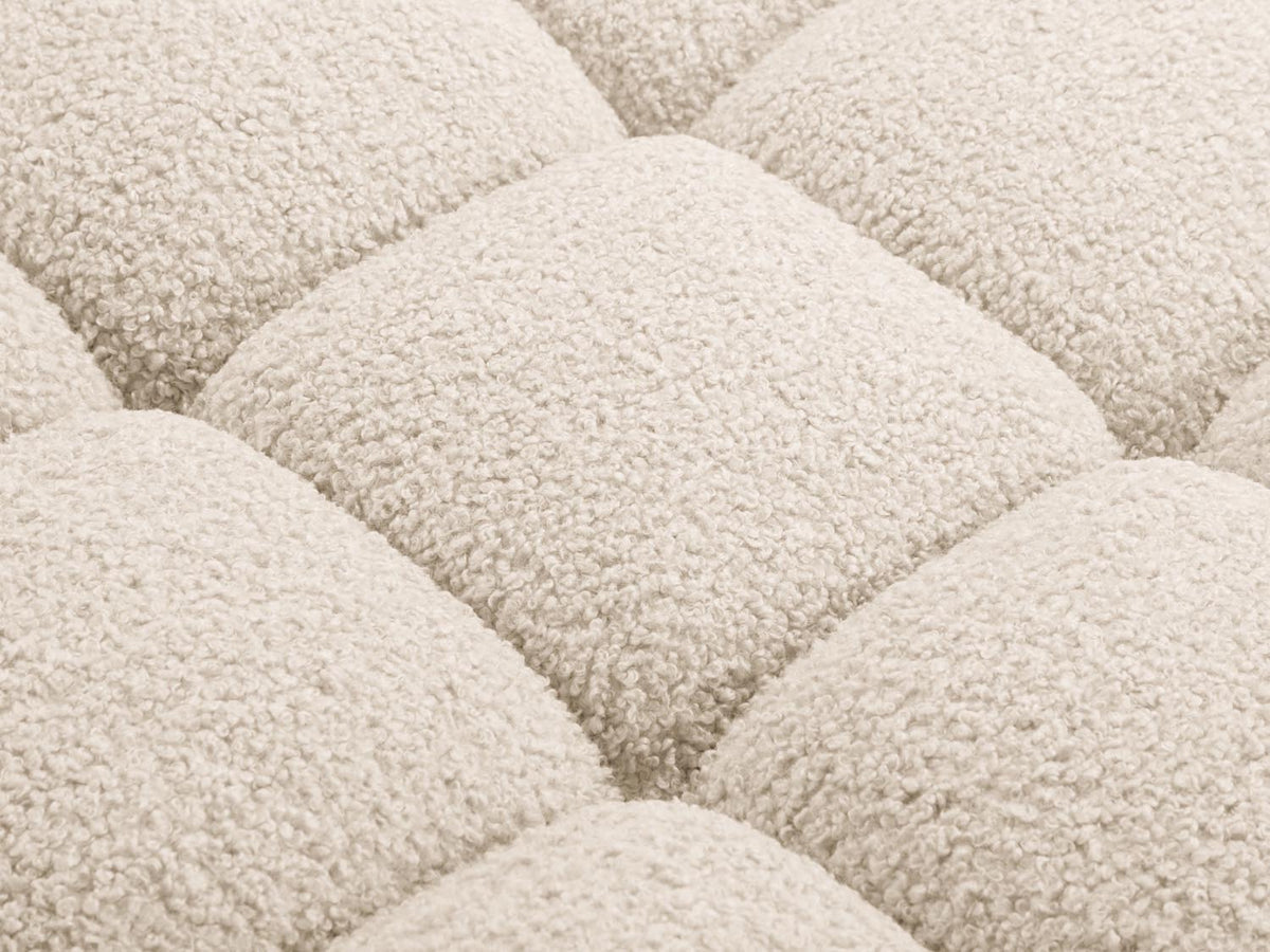 Bellis Boucle modulares Sofa 2 Sitzer 94cm in Light Beige-Rolf präsentiert im Onlineshop von KAQTU Design AG. 3er Sofa ist von Micadoni