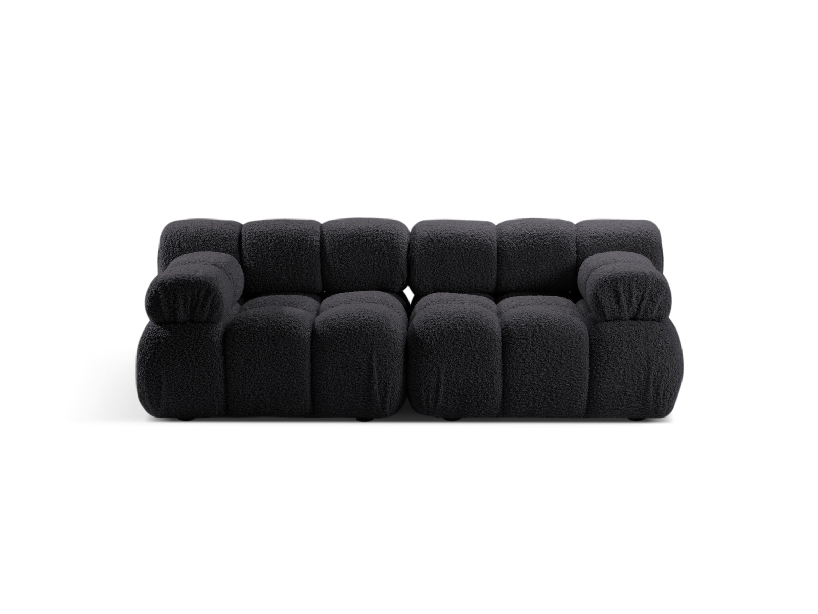 Bellis Boucle modulares Sofa 2 Sitzer 94cm in Graphite-Rolf präsentiert im Onlineshop von KAQTU Design AG. 3er Sofa ist von Micadoni