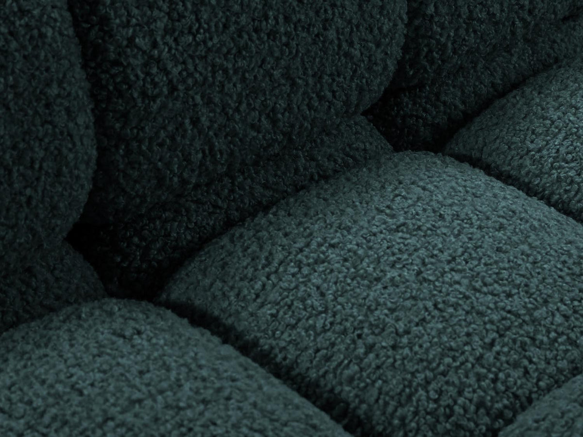 Bellis Boucle modulares Sofa 2 Sitzer 94cm in Petrol-Rolf präsentiert im Onlineshop von KAQTU Design AG. 3er Sofa ist von Micadoni