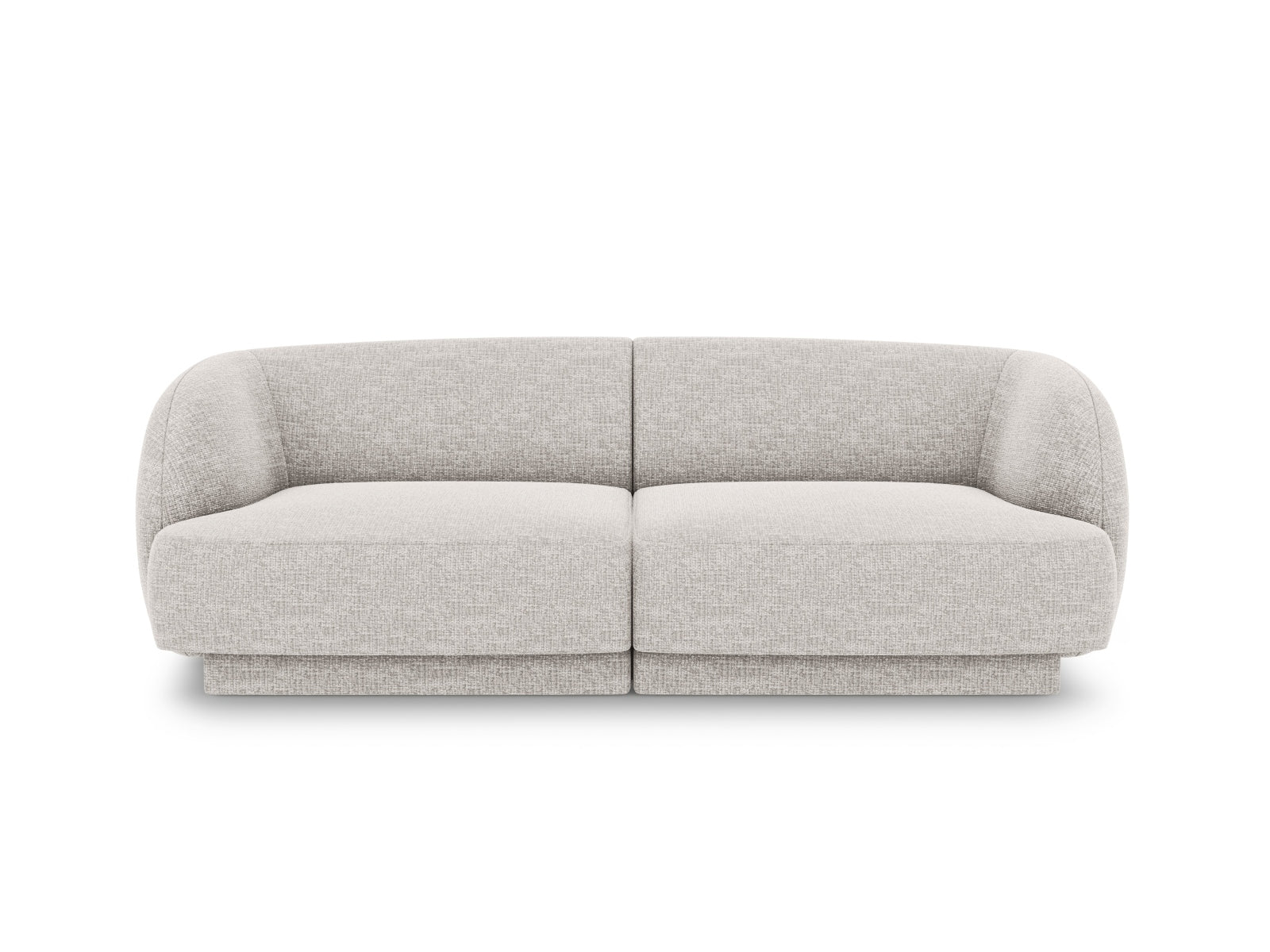 Miley Sofa 2 Sitzer in Silver präsentiert im Onlineshop von KAQTU Design AG. 2er Sofa ist von Micadoni