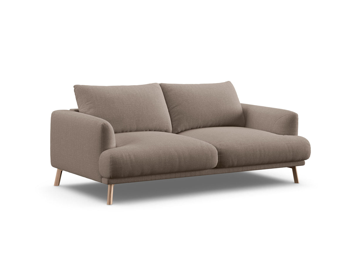 2-Sitzer Sofa Naomi in Cappuccino-Liberty präsentiert im Onlineshop von KAQTU Design AG. 2er Sofa ist von Micadoni