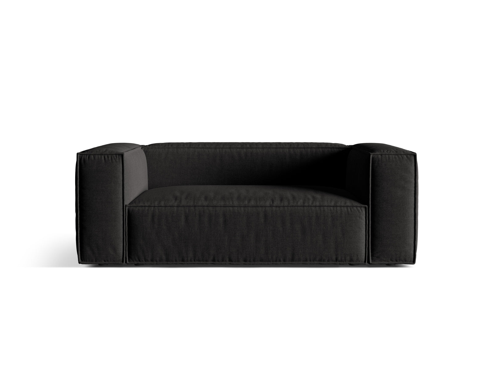 2-Sitzer Sofa Nuria in Black-Liberty präsentiert im Onlineshop von KAQTU Design AG. 2er Sofa ist von Micadoni