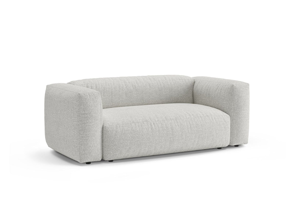 2-Sitzer Sofa Martina in Grey Beige Melange-Monet präsentiert im Onlineshop von KAQTU Design AG. 2er Sofa ist von Micadoni