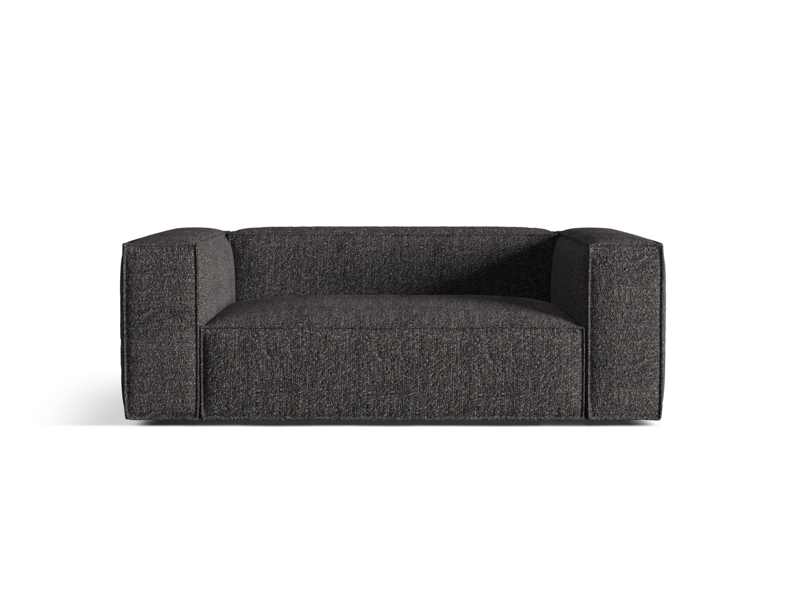 Nuria Sofa 2 Sitzer in Anthracite-Monet präsentiert im Onlineshop von KAQTU Design AG. Sofa ist von Micadoni