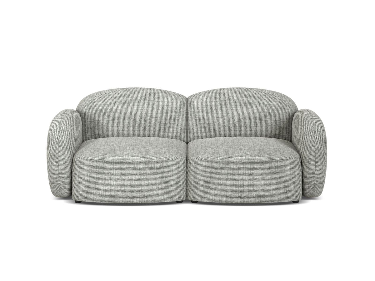 2-Sitzer Sofa Blair in Warm grey-Baltimore präsentiert im Onlineshop von KAQTU Design AG. 2er Sofa ist von Micadoni