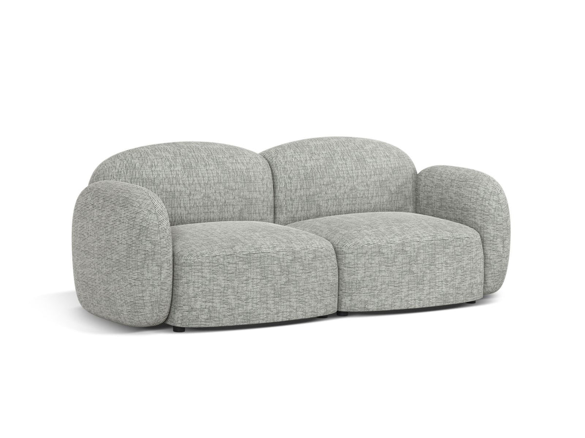 2-Sitzer Sofa Blair in Warm grey-Baltimore präsentiert im Onlineshop von KAQTU Design AG. 2er Sofa ist von Micadoni