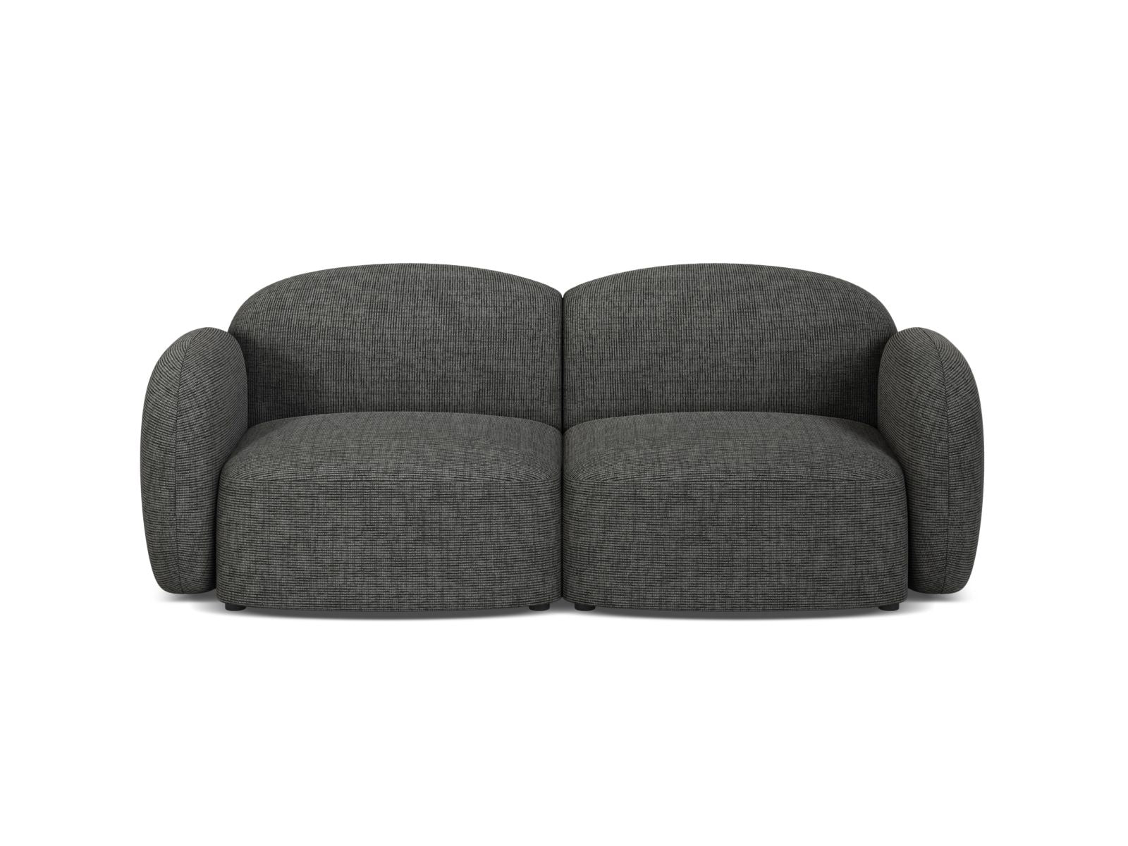 2-Sitzer Sofa Blair in Grey Melange-Baltimore präsentiert im Onlineshop von KAQTU Design AG. 2er Sofa ist von Micadoni