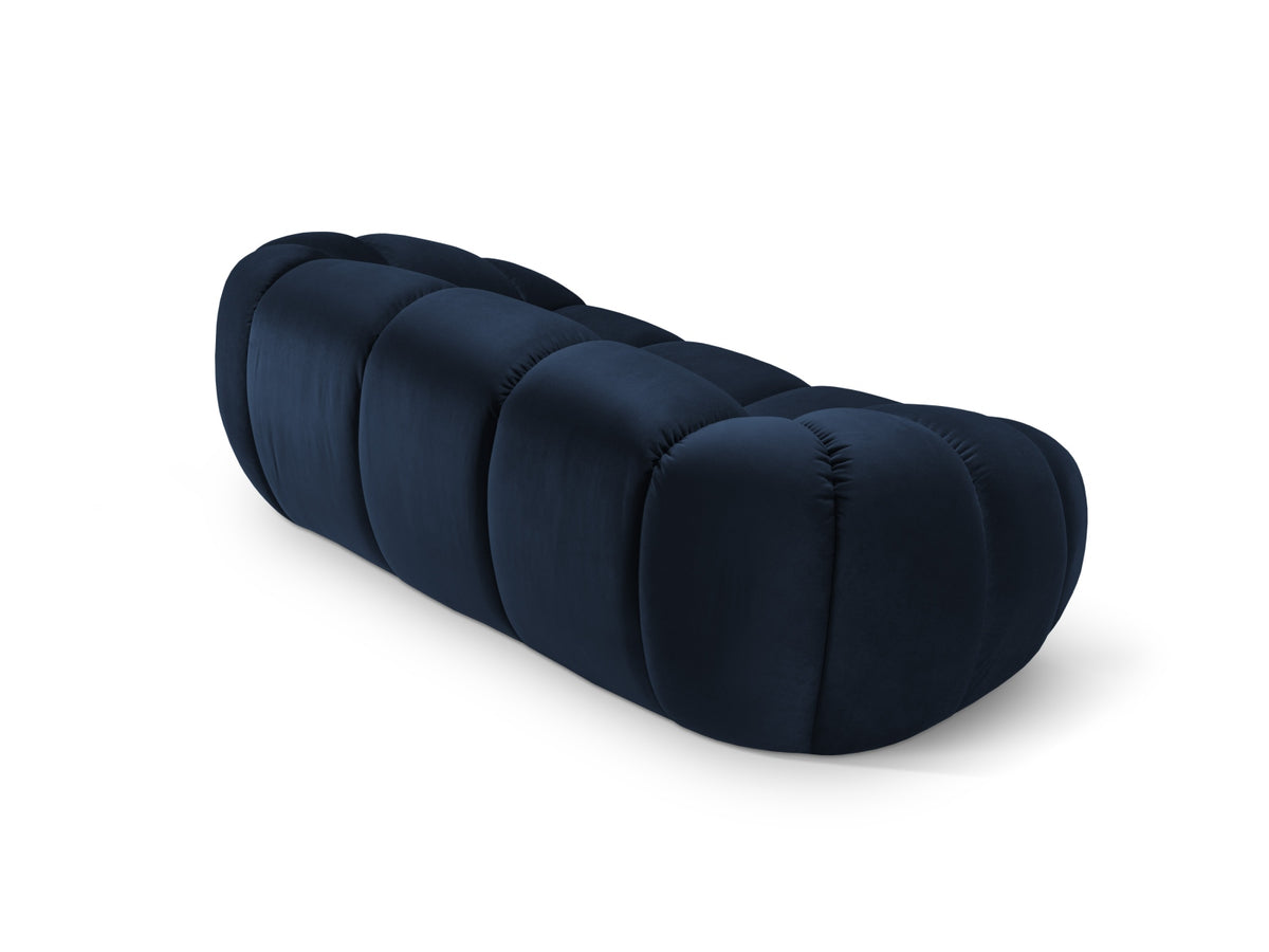 Diana Velour Sofa 2 Sitzer in Royal Blue-Salvador präsentiert im Onlineshop von KAQTU Design AG. 2er Sofa ist von Micadoni