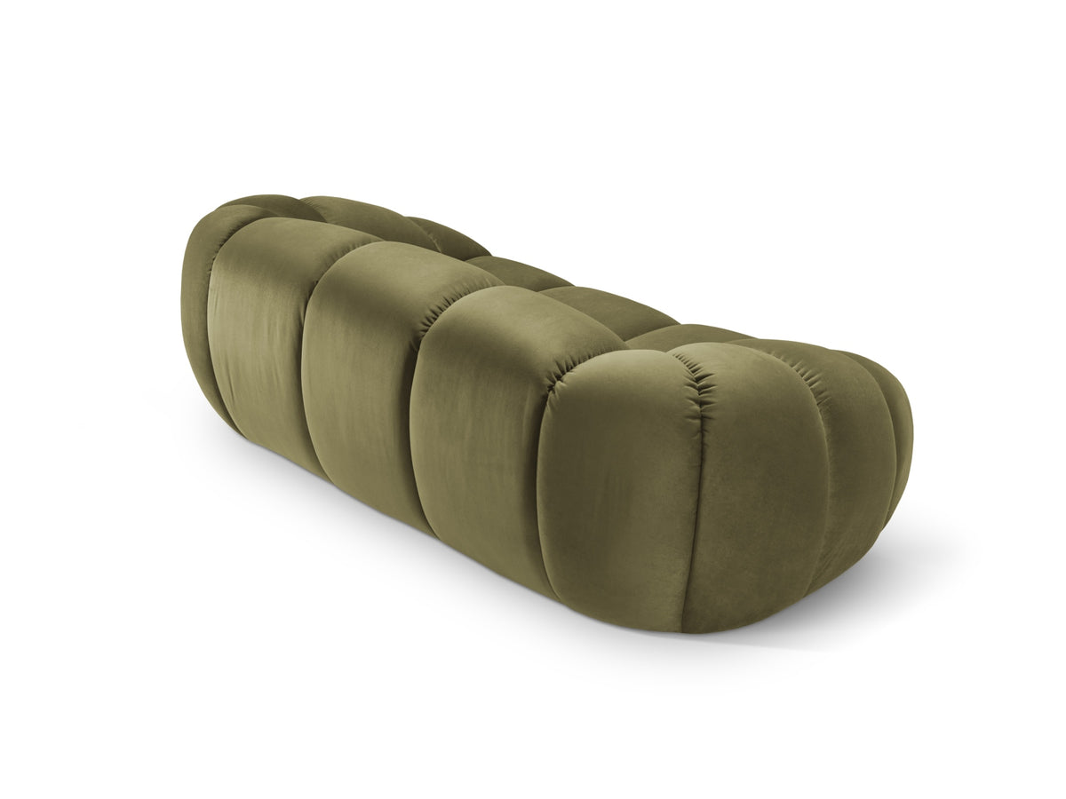 Diana Velour Sofa 2 Sitzer in Green-Salvador präsentiert im Onlineshop von KAQTU Design AG. 2er Sofa ist von Micadoni