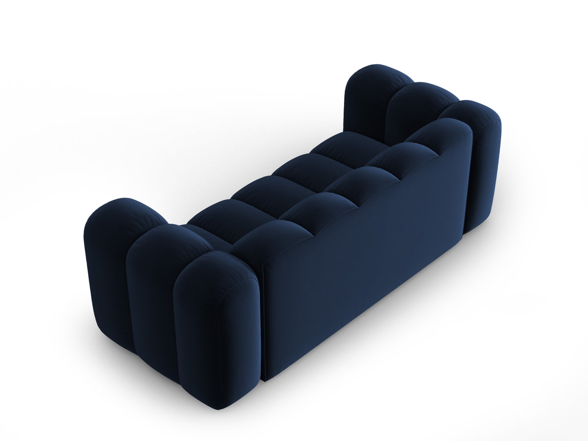 Lupine Velour Sofa 2 Sitzer in Royal Blue-Salvador präsentiert im Onlineshop von KAQTU Design AG. 2er Sofa ist von Micadoni