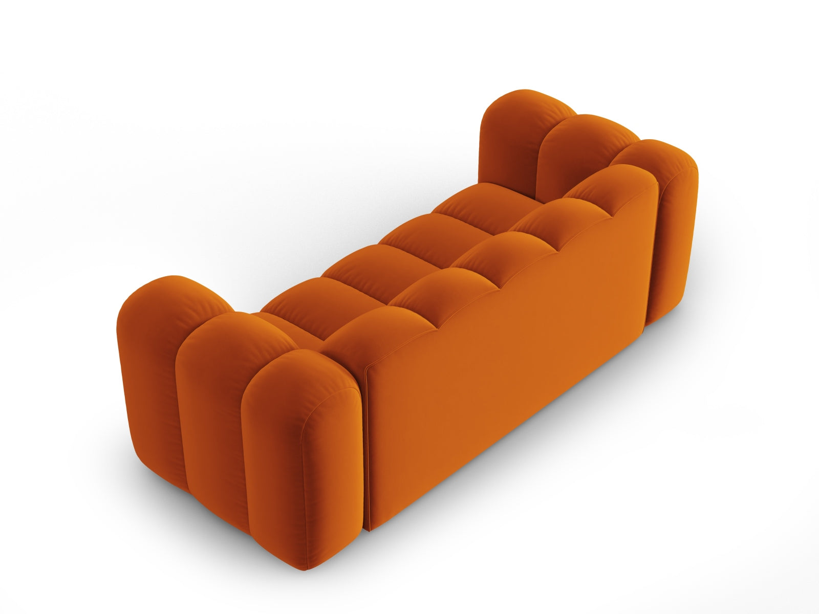 Lupine Velour Sofa 2 Sitzer in Terracotta-Salvador präsentiert im Onlineshop von KAQTU Design AG. 2er Sofa ist von Micadoni