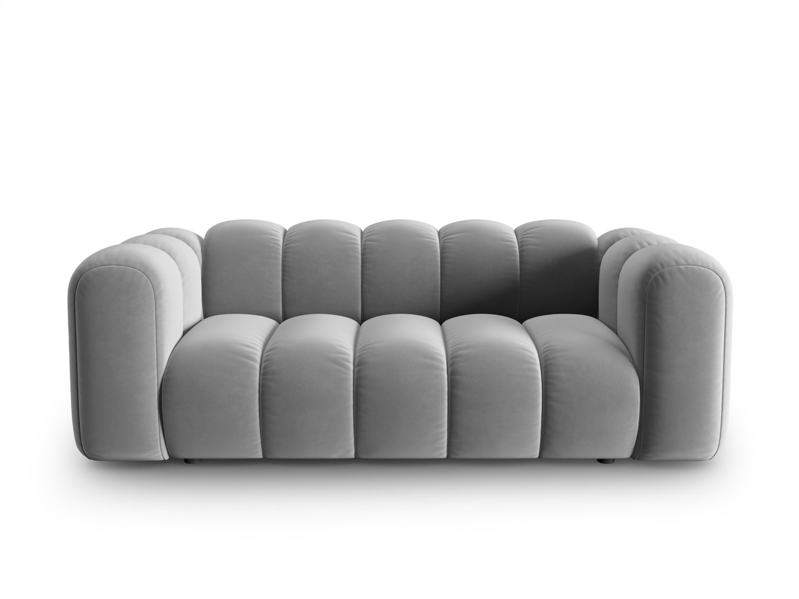 Lupine Velour Sofa 2 Sitzer in Grey präsentiert im Onlineshop von KAQTU Design AG. 2er Sofa ist von Micadoni