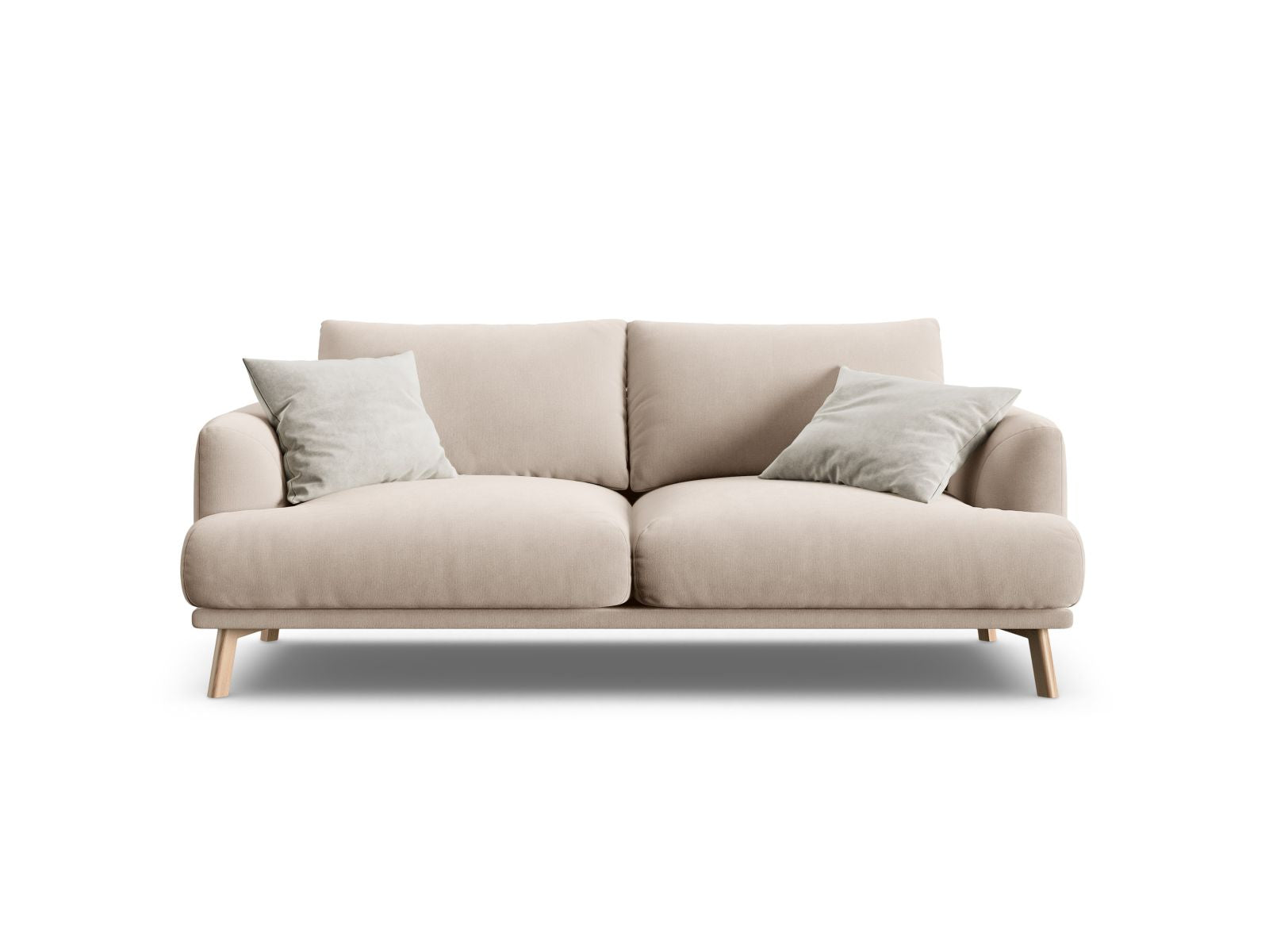 2-Sitzer Sofa Naomi in Beige-Salvador präsentiert im Onlineshop von KAQTU Design AG. 2er Sofa ist von Micadoni