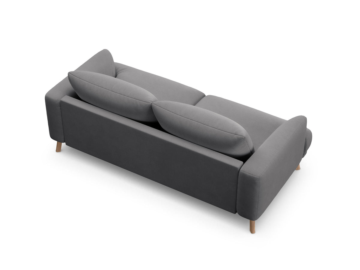 2-Sitzer Sofa Naomi in Grey-Salvador präsentiert im Onlineshop von KAQTU Design AG. 2er Sofa ist von Micadoni