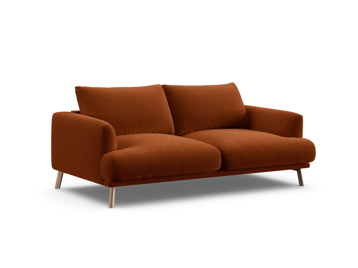 2-Sitzer Sofa Naomi in Terracotta-Salvador präsentiert im Onlineshop von KAQTU Design AG. 2er Sofa ist von Micadoni