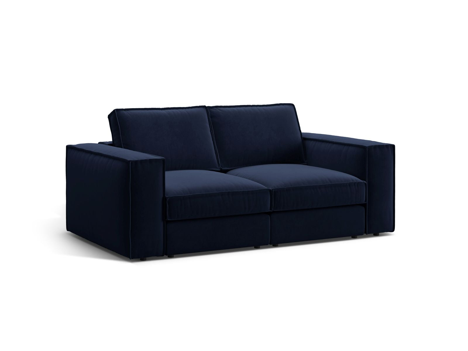 Elegantes 2-Sitzer Sofa Pola in Royal Blue von Micadoni, ideal für stilvolle Wohnräume und modernes Design.