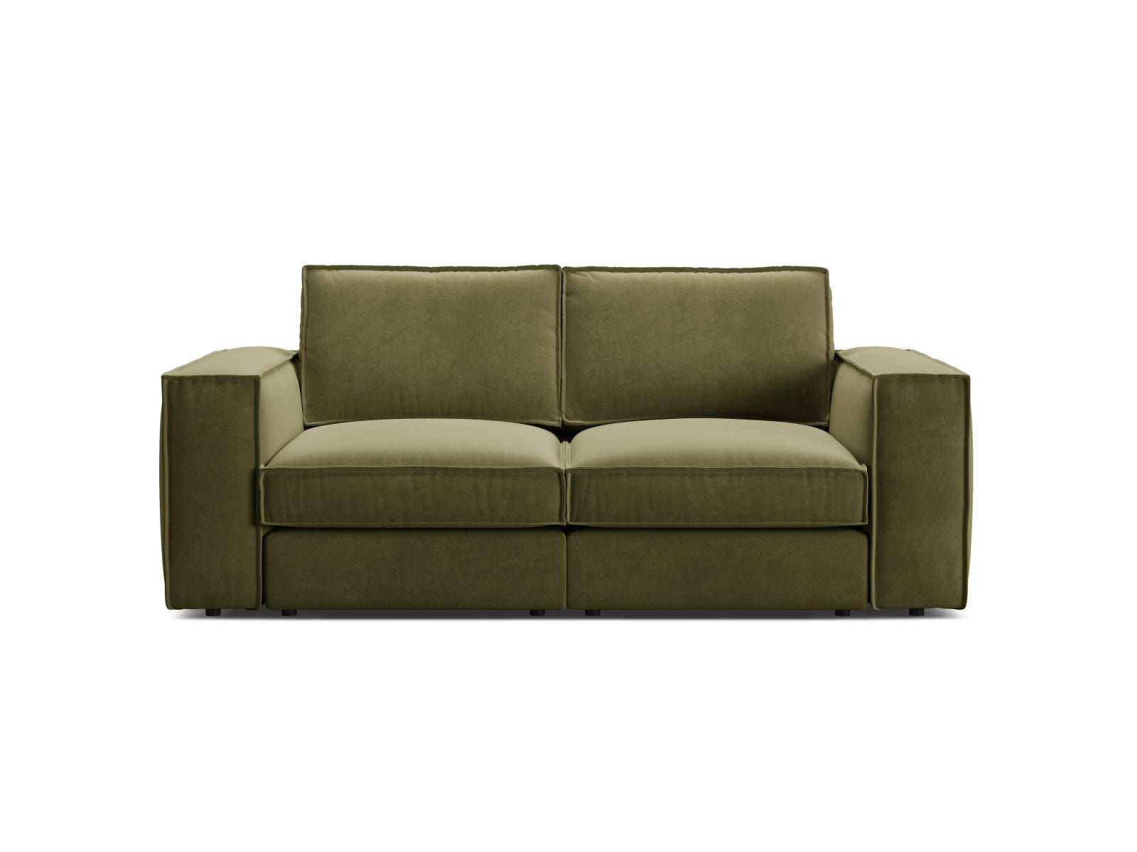 2-Sitzer Modular Sofa Pola in Green-Salvador präsentiert im Onlineshop von KAQTU Design AG. 2er Sofa ist von Micadoni