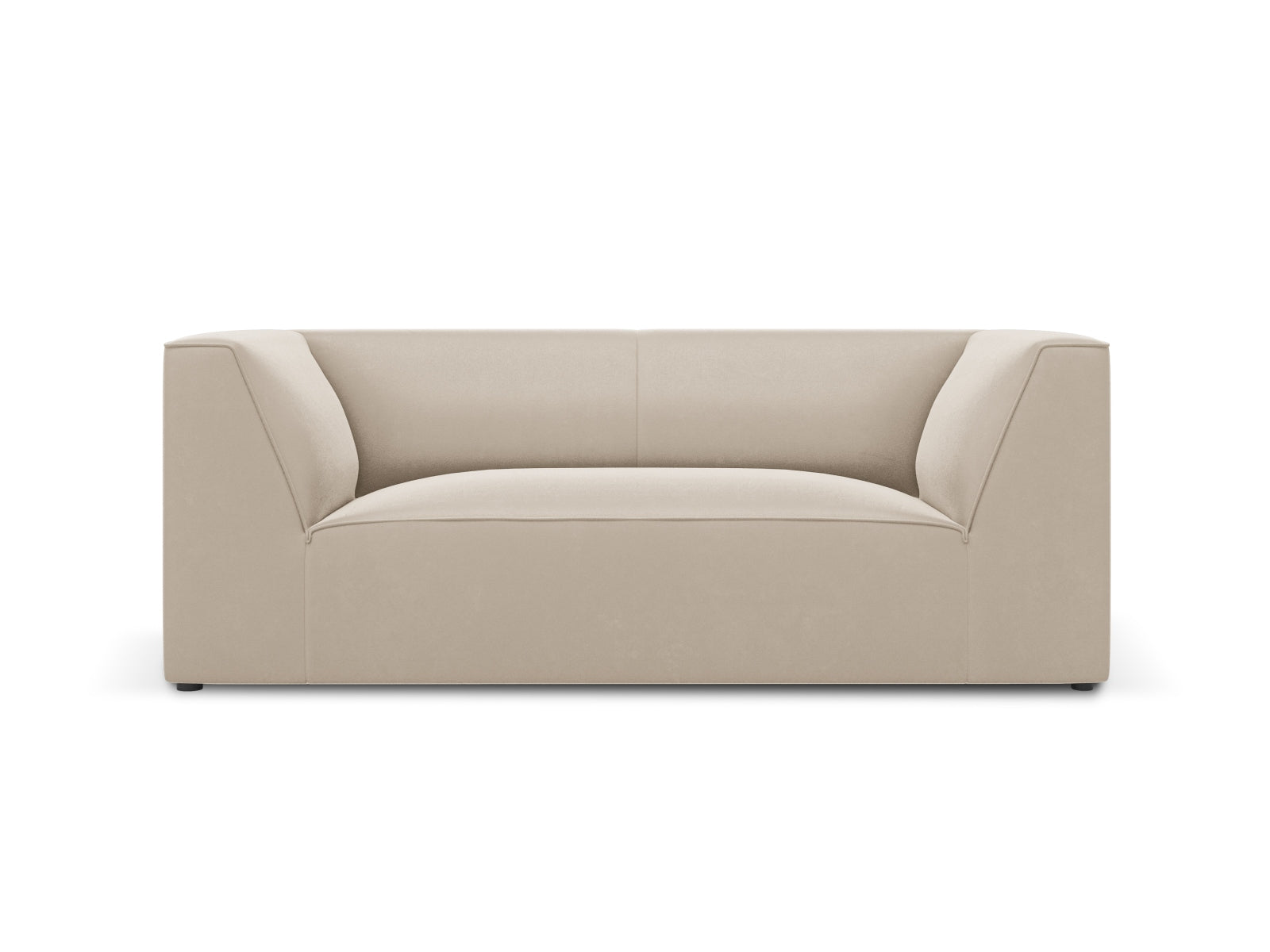 Ruby Velour Sofa 2 Sitzer in Beige-Salvador präsentiert im Onlineshop von KAQTU Design AG. 2er Sofa ist von Micadoni