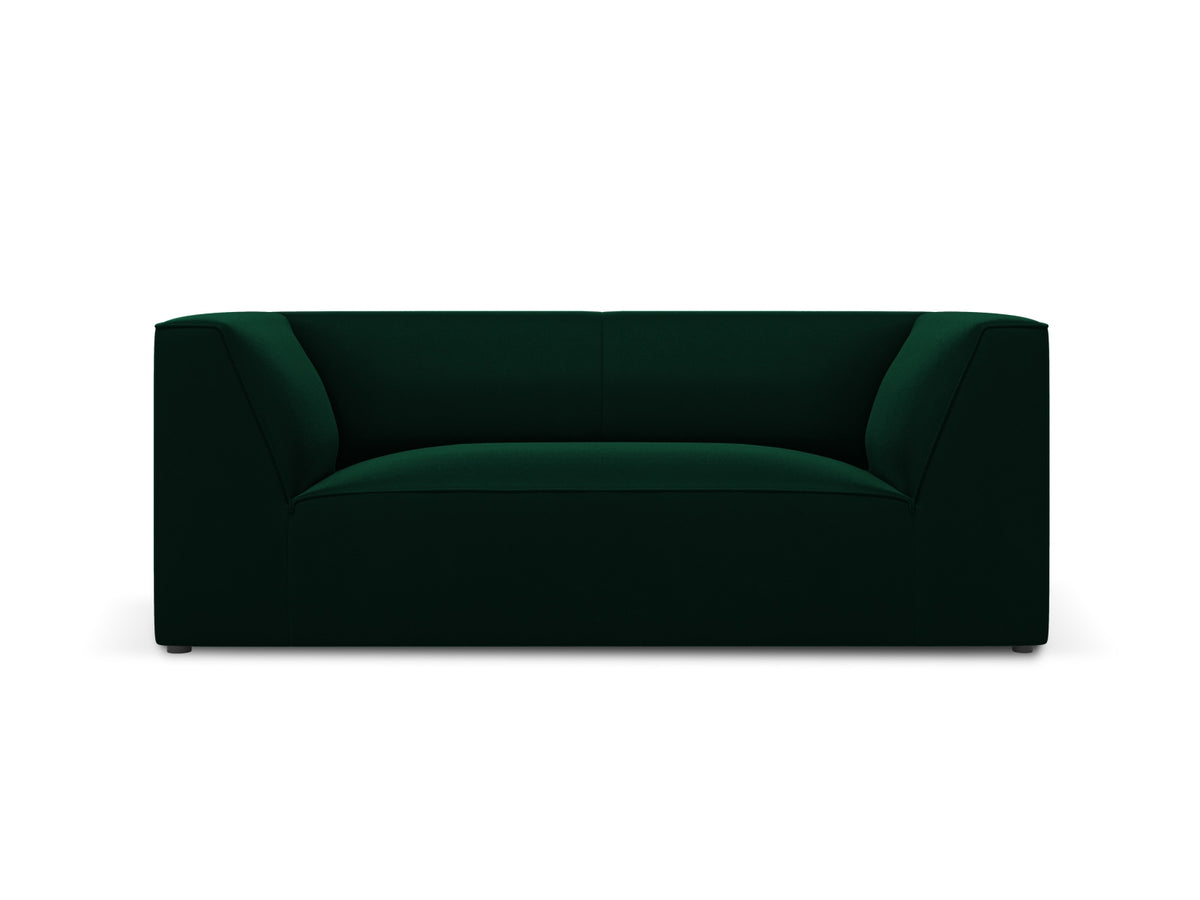 Ruby Velour Sofa 2 Sitzer in Bottle Green-Salvador präsentiert im Onlineshop von KAQTU Design AG. 2er Sofa ist von Micadoni