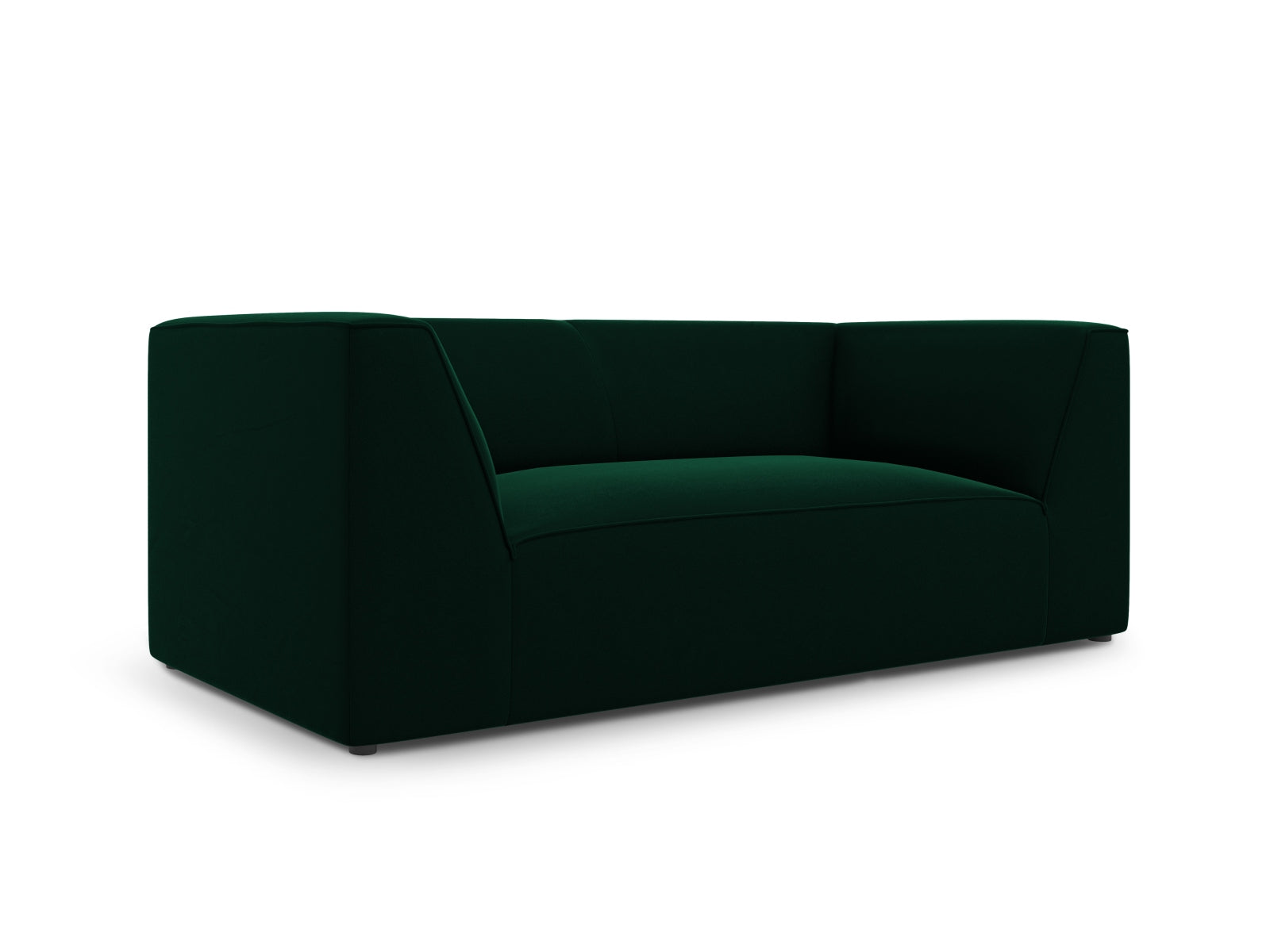 Ruby Velour Sofa 2 Sitzer in Bottle Green-Salvador präsentiert im Onlineshop von KAQTU Design AG. 2er Sofa ist von Micadoni