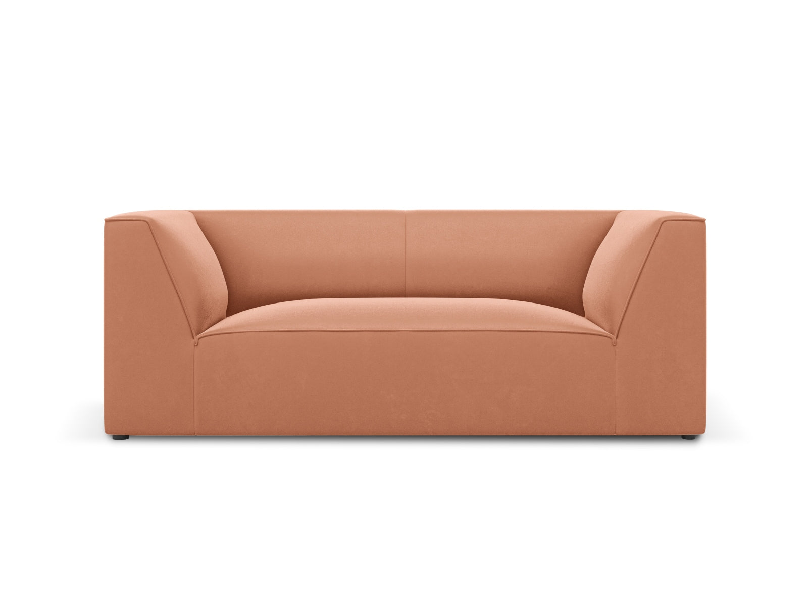 Ruby Velour Sofa 2 Sitzer in Pink-Salvador präsentiert im Onlineshop von KAQTU Design AG. 2er Sofa ist von Micadoni