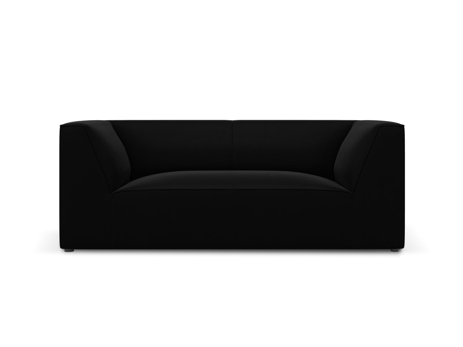 Ruby Velour Sofa 2 Sitzer in Black präsentiert im Onlineshop von KAQTU Design AG. 2er Sofa ist von Micadoni