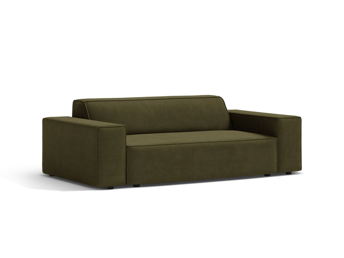 2-Sitzer Sofa Jodie in Green-Bluvel präsentiert im Onlineshop von KAQTU Design AG. 2er Sofa ist von Micadoni