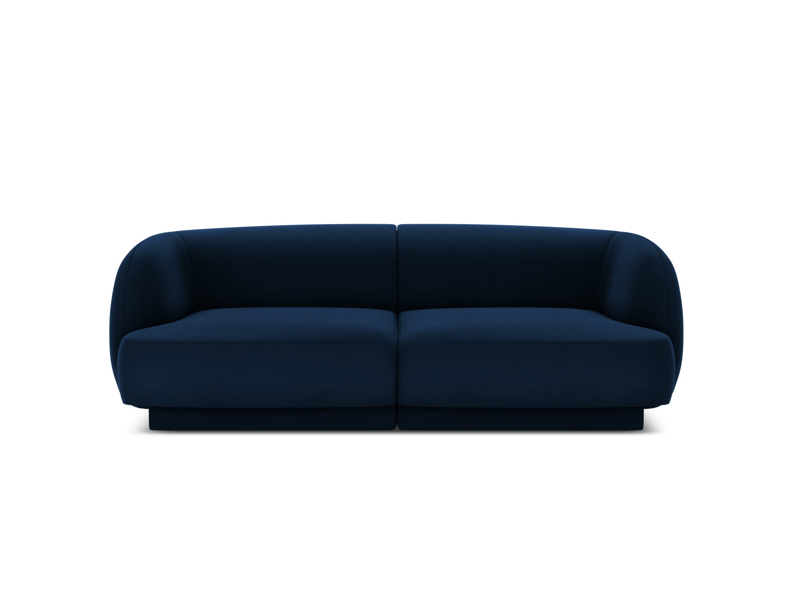 Miley Velour Sofa 2 Sitzer in Royal Blue-Bluvel präsentiert im Onlineshop von KAQTU Design AG. 2er Sofa ist von Micadoni