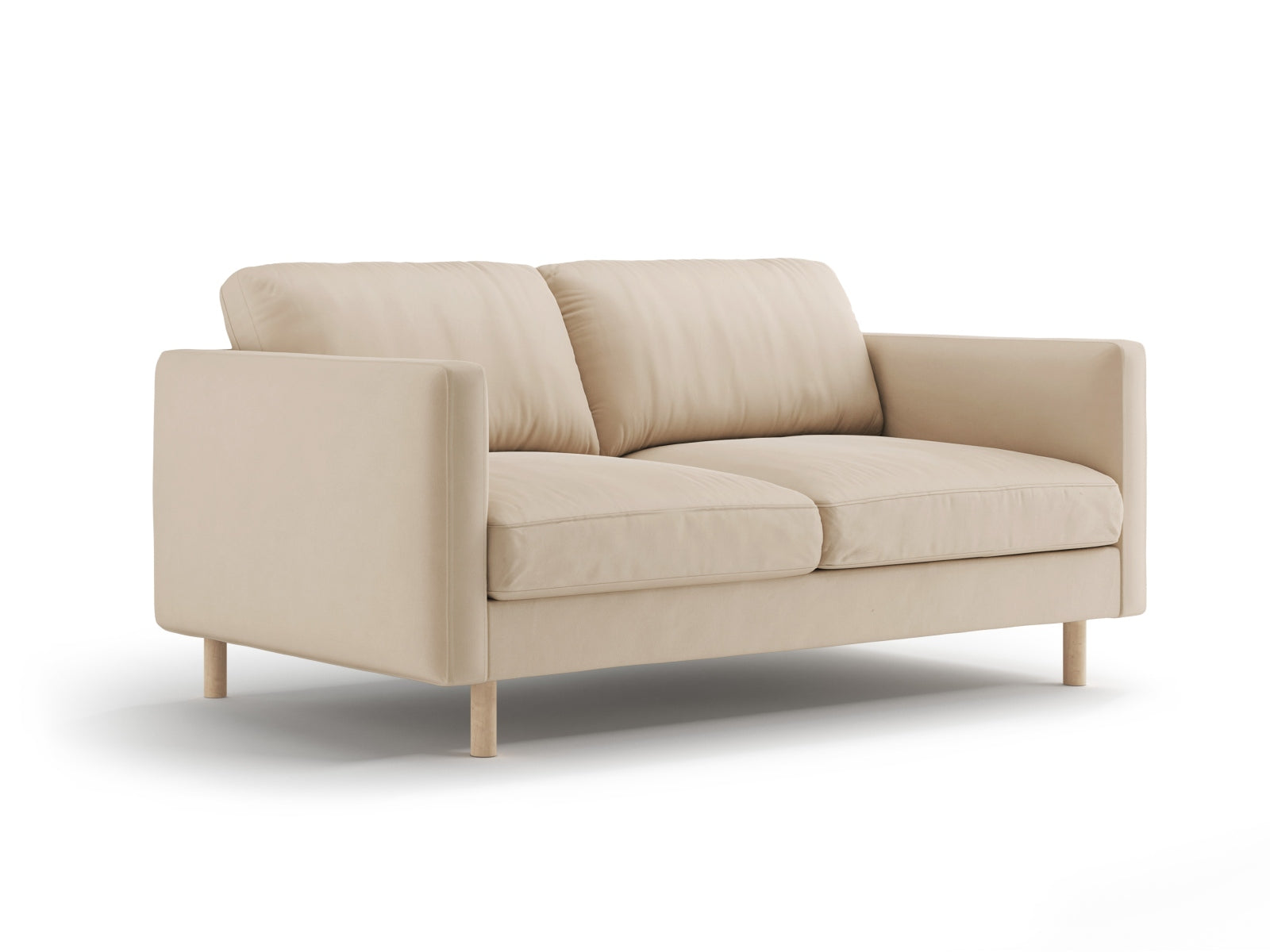 Entdecken Sie das Eden Velour Sofa 2-Sitzer von Micadoni: Hochwertiges Velours, modernes Design und optimaler Komfort für Ihr Zuhause.