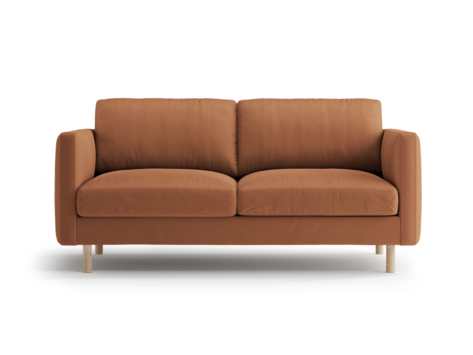Eden Velour Sofa 2 Sitzer in Honey präsentiert im Onlineshop von KAQTU Design AG. 2er Sofa ist von Micadoni