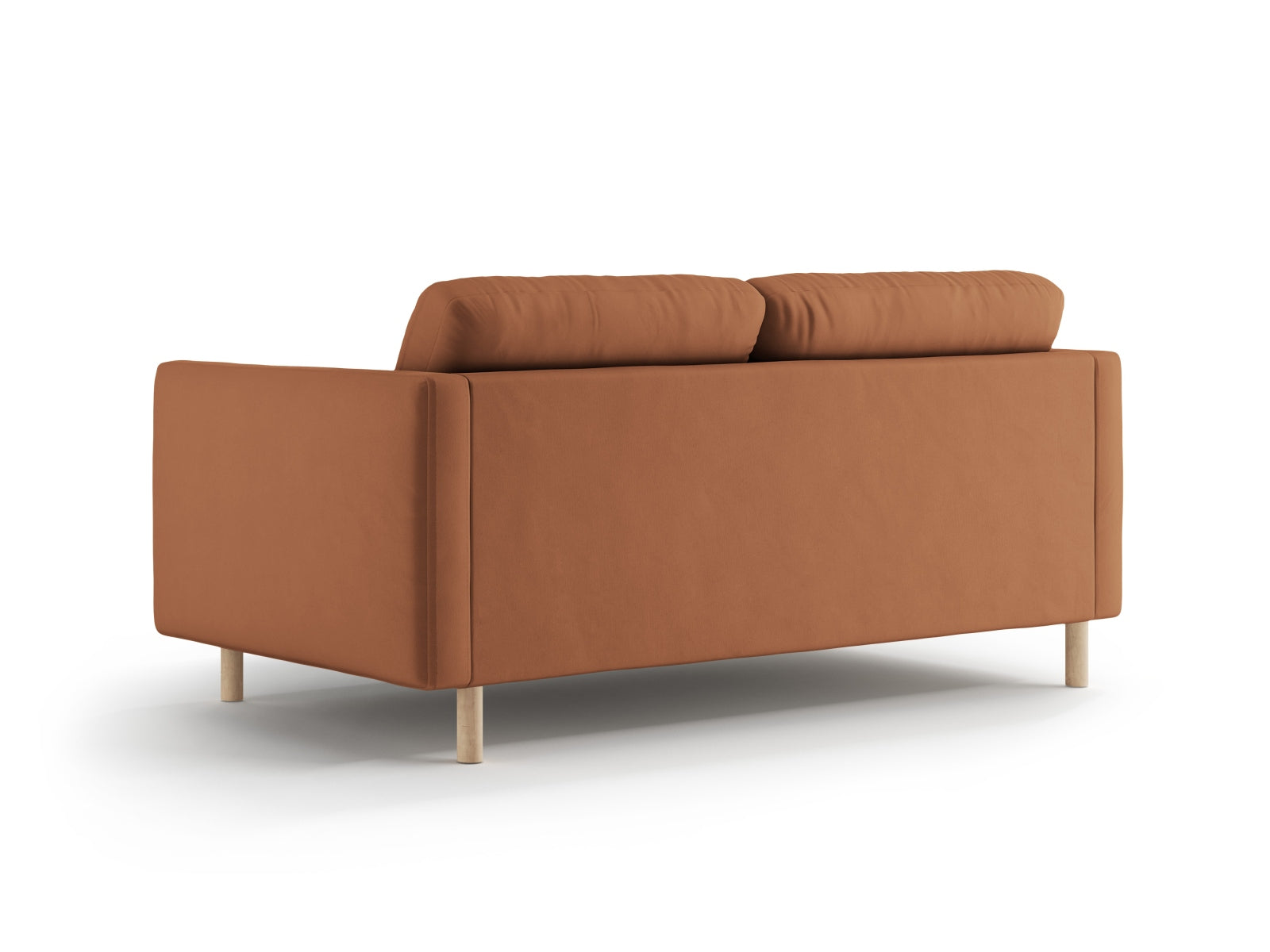 Erleben Sie das Eden Velour Sofa 2-Sitzer von Micadoni: Stilvolles Velours, elegantes Design und hervorragender Sitzkomfort für Ihr Wohnzimmer.