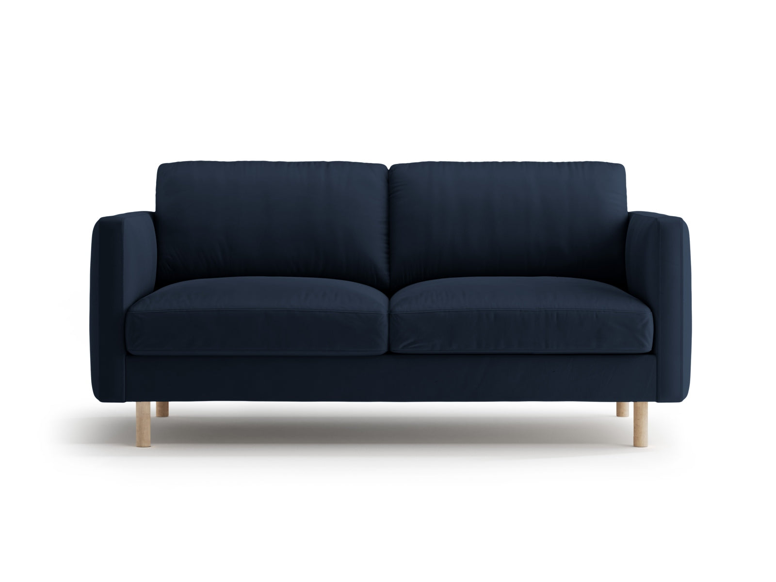 Eden Velour Sofa 2 Sitzer in Dark Blue präsentiert im Onlineshop von KAQTU Design AG. 2er Sofa ist von Micadoni
