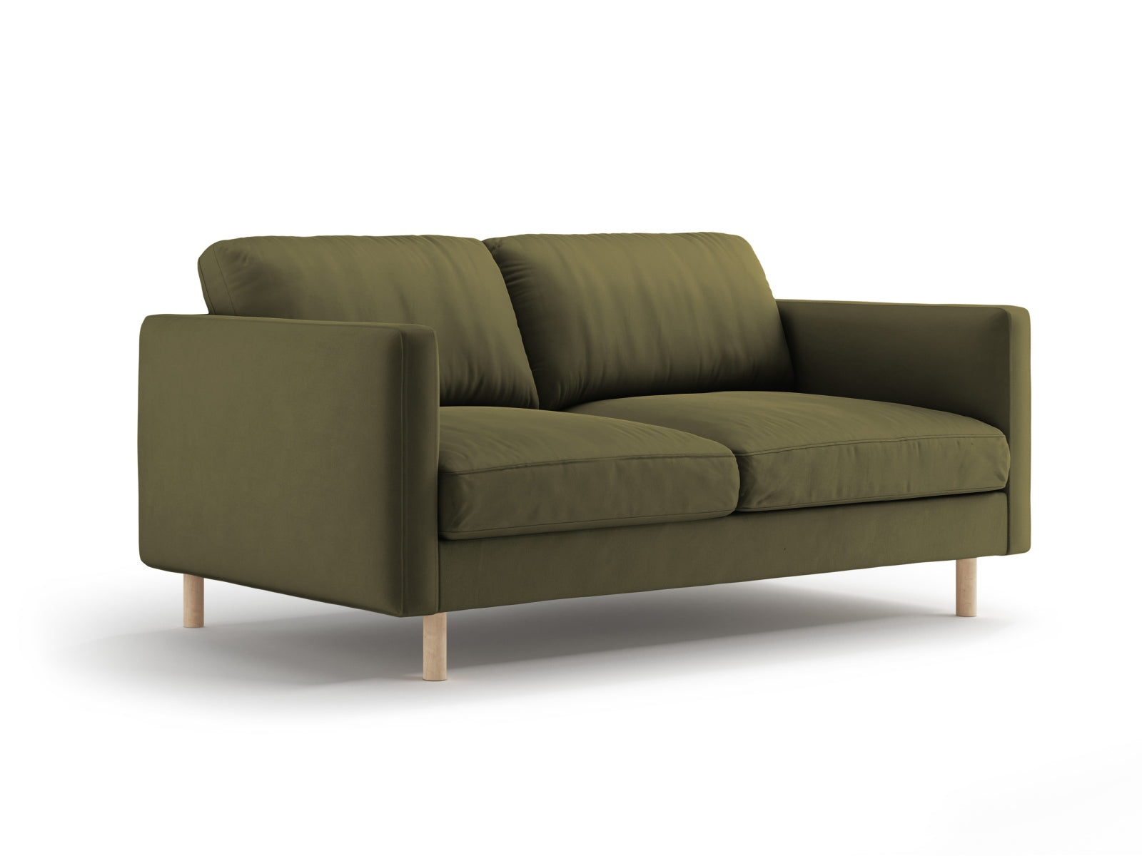 Entdecken Sie das Eden Velour Sofa 2-Sitzer von Micadoni: Hochwertiges Velours, modernes Design und optimaler Komfort für Ihr Zuhause.