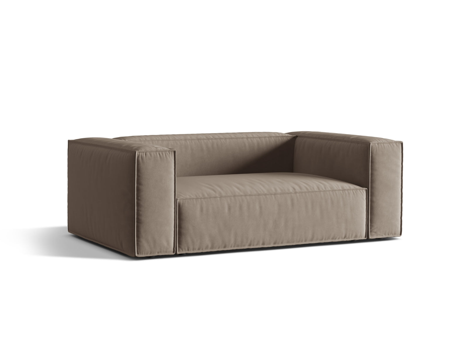 Erleben Sie das stilvolle Nuria Velour Sofa 2 Sitzer von Micadoni – ideal für modernes Wohnen und ultimativen Komfort in Ihrem Wohnraum.