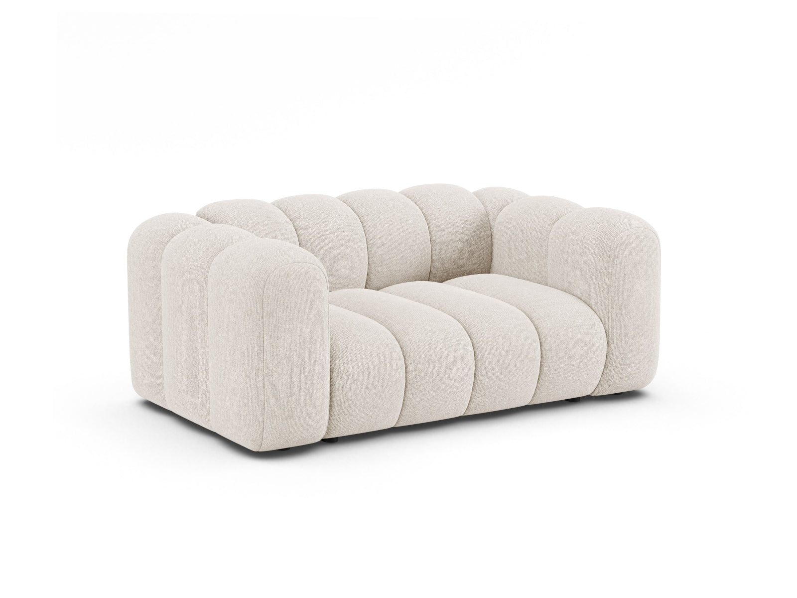 Elegantes Lupine Modular Sofa für zwei Personen in sanftem Beige, ideal für stilvolle Wohnräume, erhältlich bei KAQTU Design AG.