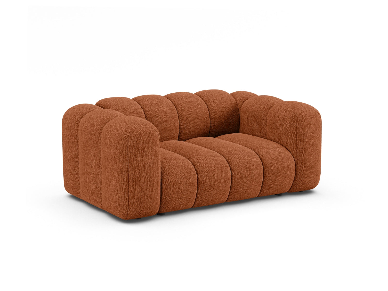 Elegantes Lupine Modular Sofa für zwei Personen in der Farbe Brick-Eden, ideal für stilvolle Wohnräume und modernes Design.