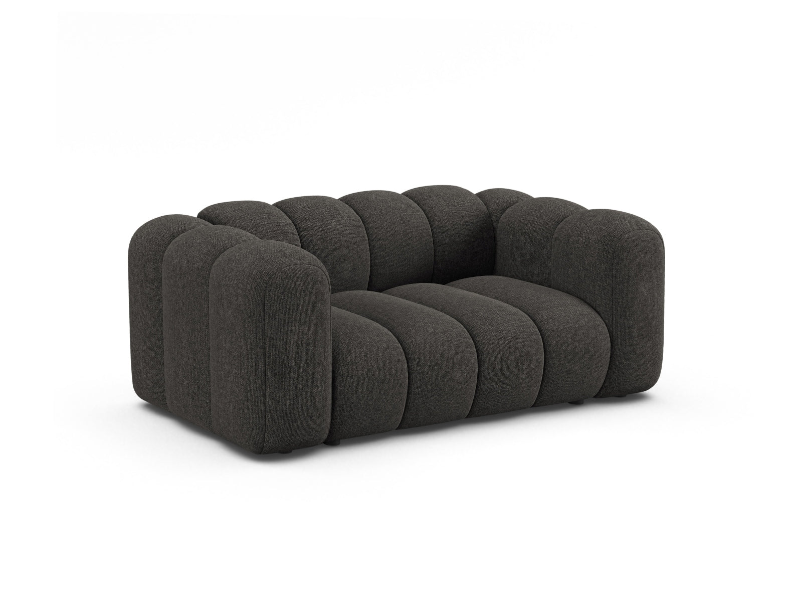 Elegantes Lupine Modular Sofa 2 Sitzer in Dunkelgrau, ideal für stilvolle Wohnräume, präsentiert von Micadoni.